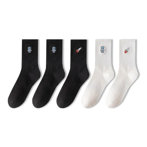 JIAZINI Носки Crew Мужские упаковка из 5 пар