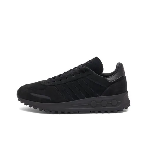 Adidas Originals LA Trainer Slip Resistant Abrasion Resistant Casual Men's Black Adidas Originals LA Trainer Slip Resistant Abrasion Resistant Повседневный Мужской Черный