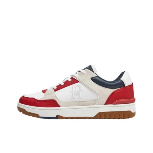 Tommy Hilfiger Скейтборд Кроссовки с низким верхом противоскользящие мужские красные