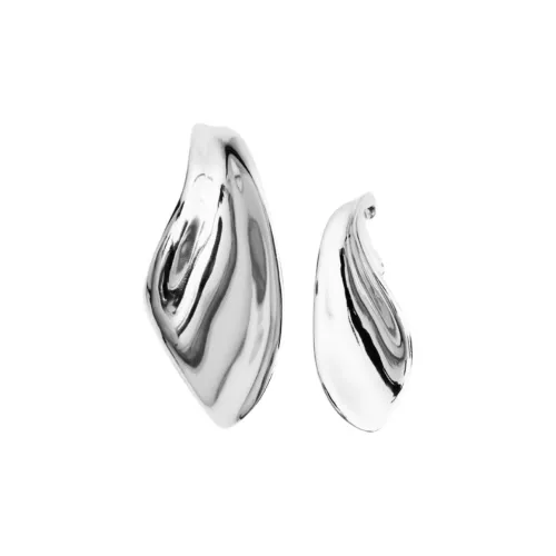 COS Латунная нижняя заколка On Серьги Женские Серебряные