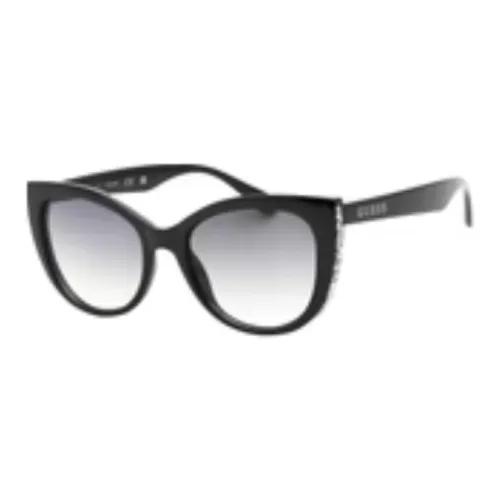 GUESS Кошачий глаз Солнцезащитные очки Женские Черный