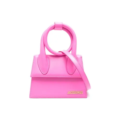 Jacquemus Сумка через плечо из телячьей кожи сумка женская ярко-розовая