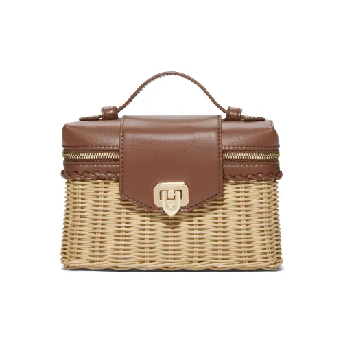 CHARLES KEITH ПУ (полиуретан) Маленькая квадратная сумка соломенная сумка сумка через плечо маленькая женская сумка цвет MULTI композитный