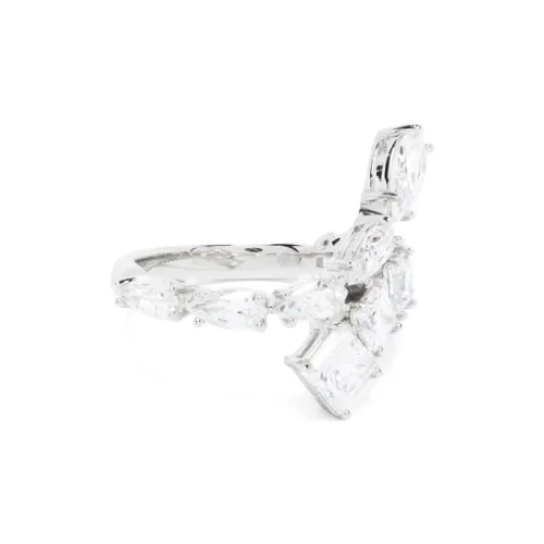 Swarovski Белый циркон Кольца Женское серебро