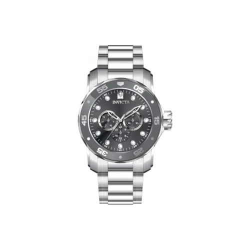 INVICTA Pro Diver SCUBA Collection Мужские часы Кварцевый механизм Ремешок из нержавеющей стали 48 мм Серый циферблат