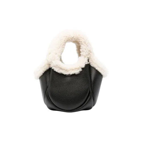 COPERNI Телячья кожа с овчиной сумка мини женский черный и белый