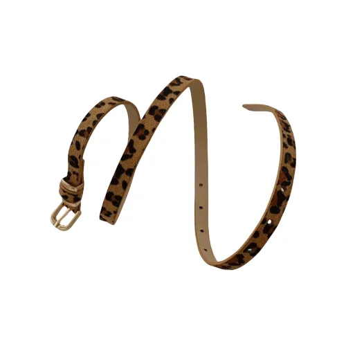 Emperor Penguin Американский Леопардовый принт Горячая девушка Индивидуальный Платье Улучшенный Touch PU кожа Ремни Женские 1,8 см