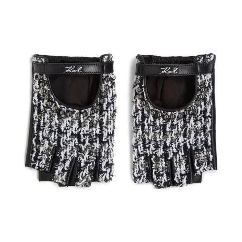 KARL LAGERFELD / Karl Lagerfeld Jeans Козья кожа, Хлопок, Полиэстер, Поликарбонат, Полиамид Перчатки Женские