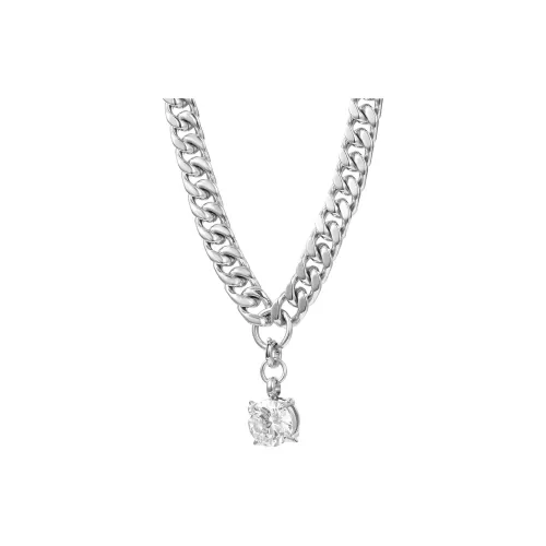 OWO Титановые стальные цирконовые ожерелья унисекс