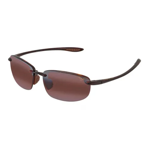 Maui Jim Пластик Прямоугольный Солнцезащитные очки Унисекс Черепаховый