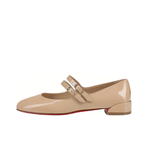 CL Sweet Simple Love Планшетные туфли Мэри Джейн Женские Бежевые