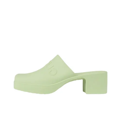 GUCCI Домашние тапочки Женские Зеленый