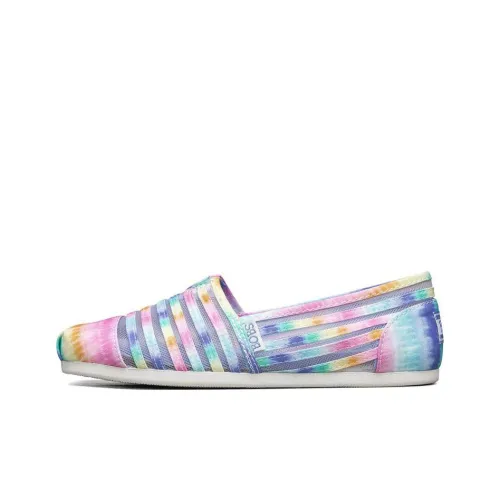 Skechers Bob's Plush Lightweight and Breathable Low Top Спортивная Повседневная Обувь Женская Многоцветная