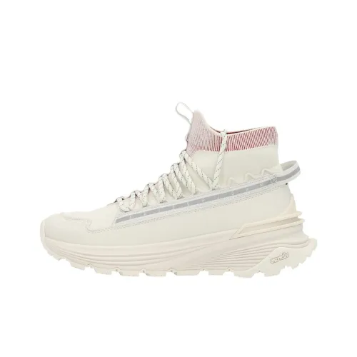 Moncler Monte Runner High Топ Спортивная Повседневная Обувь Женская Белая