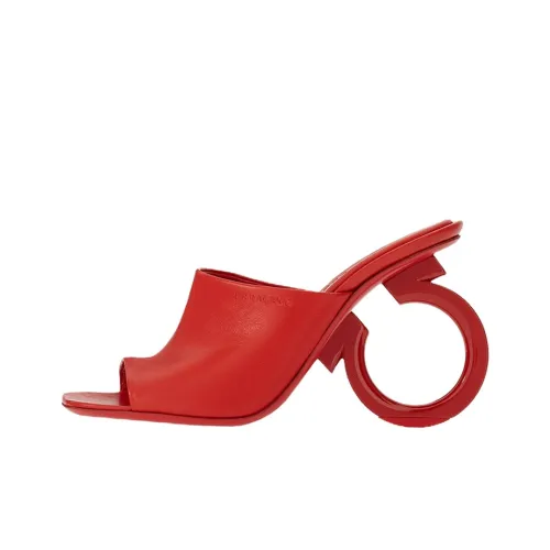 Ferragamo Шлепанцы Женские Red