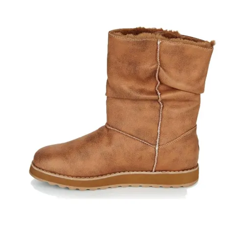 Skechers Keepsakes 2,0 Устойчивые к истиранию амортизаторы Колено Высокие Сноубутсы Женские Коричневый