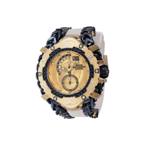 INVICTA Masterpiece Collection Наручные часы Кварцевый механизм Силикон Нержавеющая сталь MANTA Ray Ремень 58,3 мм