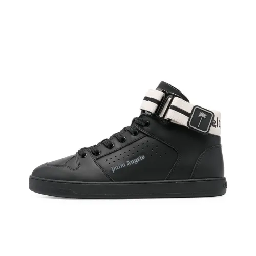 PALM ANGELS Высокие Топы Стильные Скейтбординг Мужские Черные