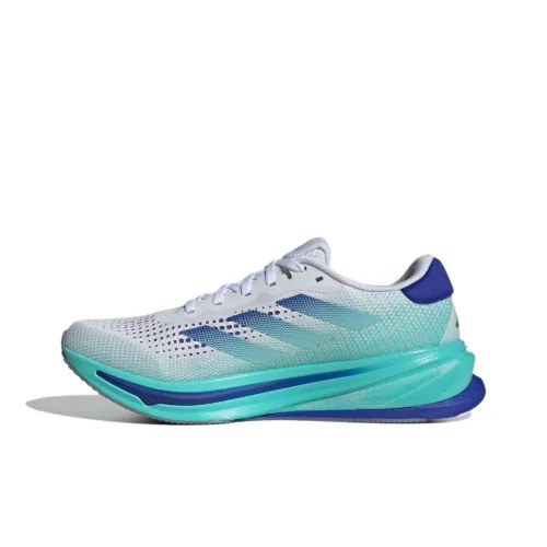 Adidas SUPERNOVA RISE Беговые кроссовки Низкий топ Белый/Ярко-синий/Темно-синий Мужской