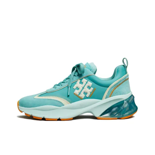 TORY BURCH Низкий Топ Спортивная Повседневная Обувь Женская Синяя