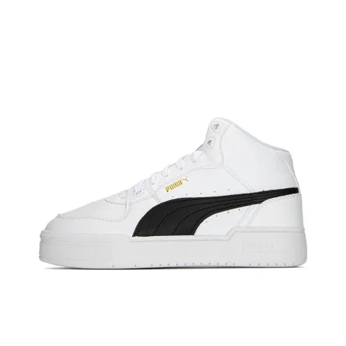 PUMA Ca Pro MID Топ Кроссовки для скейтбординга Унисекс Черный Белый