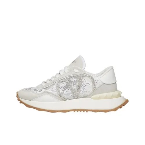Valentino Lacerunner Low Топ Спортивная Повседневная Обувь Женская Экрю