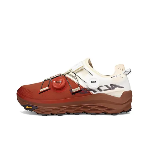 Altra Mont Blanc Шок Absorbers Противоскользящие Устойчивые к Износу Низкий Топ Беговые кроссовки Женские Белый Умбра