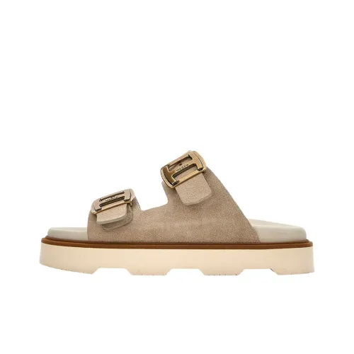 HOGAN Слипоны Женские Бежево-коричневый