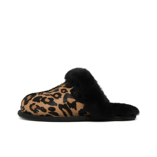 UGG Резина Sole Quiet Quick-Dry Домашние тапочки Женские с леопардовым принтом
