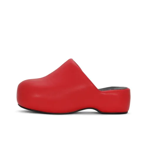 SIMON MILLER Противоскользящие устойчивые к истиранию домашние тапочки для женщин винтажный красный