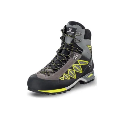 SCARPA Альпинистские и туристические ботинки High Top Серый Желтый Мужской