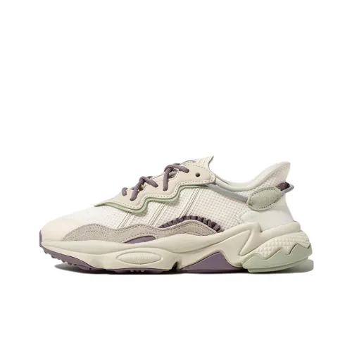 Adidas Originals Ozweego Slip-resistant Abrasion-resistant Low Top Casual Women's Beige Adidas Originals Ozweego Противоскользящий Устойчивый к истиранию Низкий Топ Повседневный Женский Бежевый