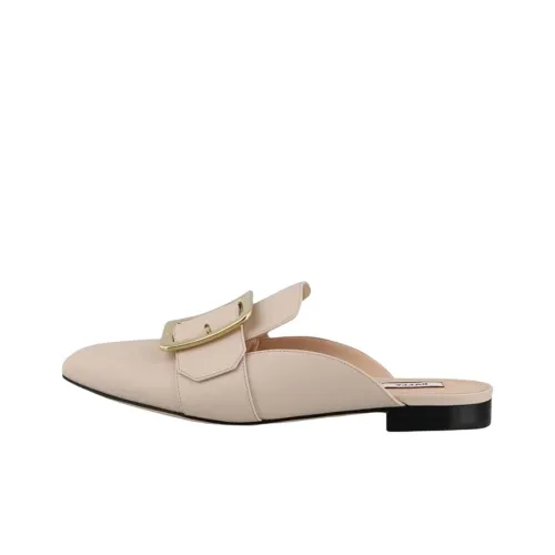 BALLY Резина подошва быстросохнущие домашние тапочки женские бежевые