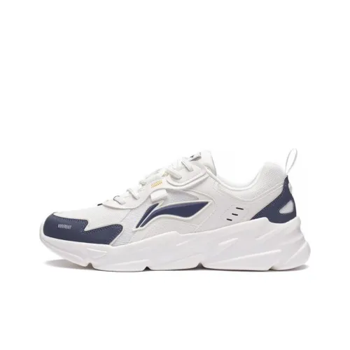 LINING Cloud Sea Противоскользящий Устойчивый к истиранию Низкий Топ Casual Мужской Белый Серый