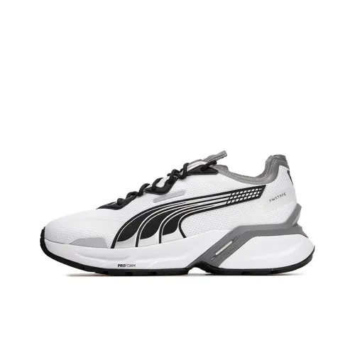 PUMA Pwrframe Aerogram Low Топ Casual Унисекс Белый Серый Черный