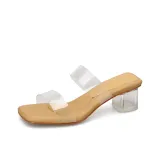 Абрикос, низкий каблук