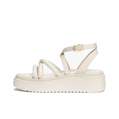 MICHAEL KORS Issi one Ремень Сандалии Женские Молочно-белые