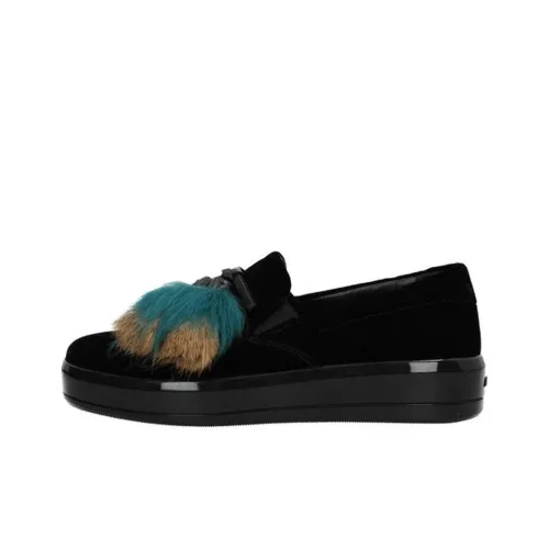 PRADA Женские повседневные туфли, черные, женские
