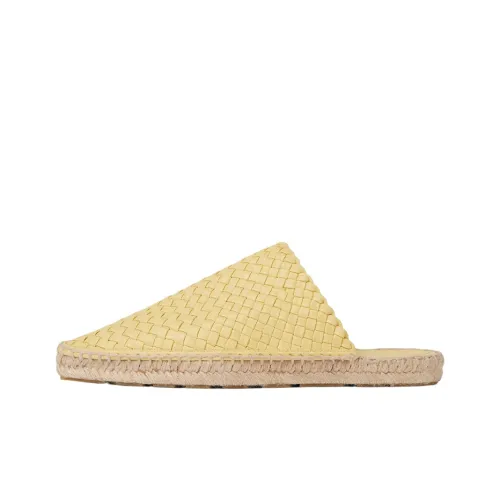 Bottega Veneta Домашние тапочки Женские Желтые