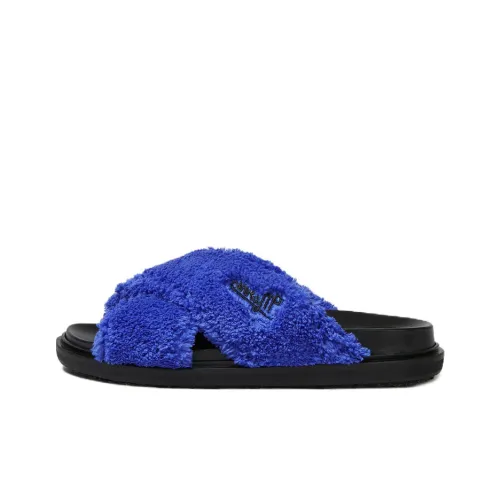 MARNI Fussbett Мода Slippers Мужские Blue