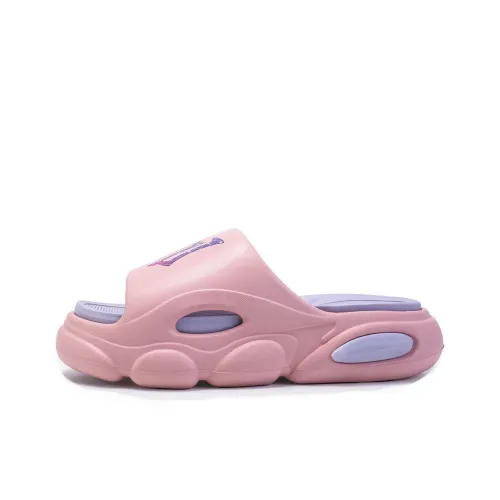 Pnj Хлопок Feel Тапочки Унисекс Розовый Фиолетовый