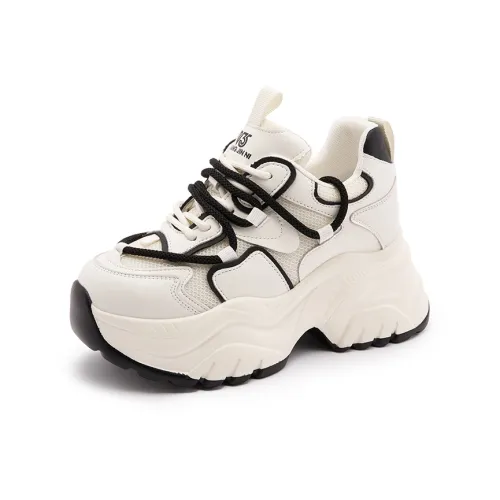 Milan Love Song Устойчивые к истиранию увеличивающие высоту низкие топовые кроссовки с толстой подошвой 8 см женские