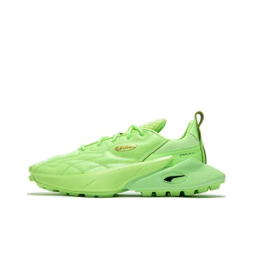 PUMA STRKR KING II STRKR KING 2 Low Топ Спортивная Повседневная Обувь Женская Зеленая