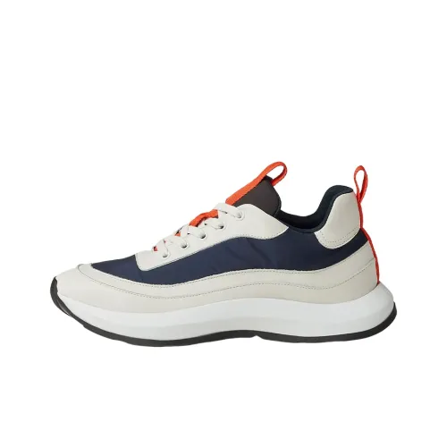 HERMES Устойчивый к истиранию Низкий Топ Спортивная Повседневная Обувь Мужская Синий Белый