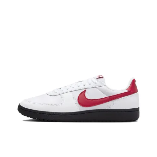Nike Field General 82 SP Slip-Resistant Low Top Винтажные Баскетбольные Кроссовки Унисекс Белый Красный