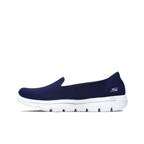 Skechers Goga Mat Low Топ Спортивная Повседневная Обувь Женская Морской Синий