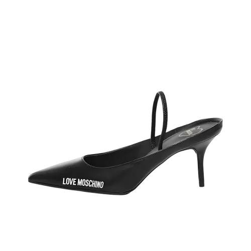 LOVE MOSCHINO Слипоны Женские Черные