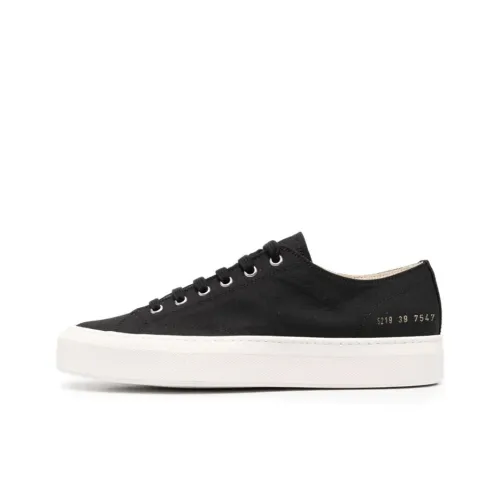 COMMON PROJECTS Низкий Топ Стильный Скейтбординг Мужской Черный