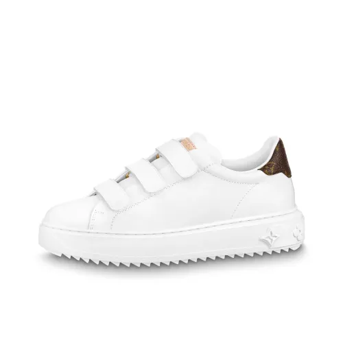 LOUIS VUITTON Time Out Low Топ Стильные Скейтбординги Женские Белые