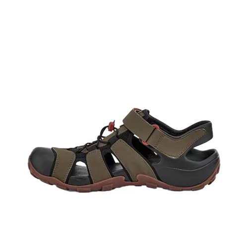 Teva Too Wow Flintwood Устойчивая к истиранию обувь для активного отдыха Мужская Темно-оливковая